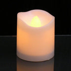 12/24Pcs Creative LED Candle Flameless LED Tea Lights with Remote Battery Operated Flickering Tea lights Candles with Timer Tea Lights Realistic Fake Candles Battery Powered Flameless Tea Light Lamp For Home Wedding Party Decoration Supplies Stevvex
