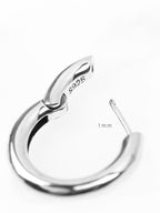925 silver hoop earring