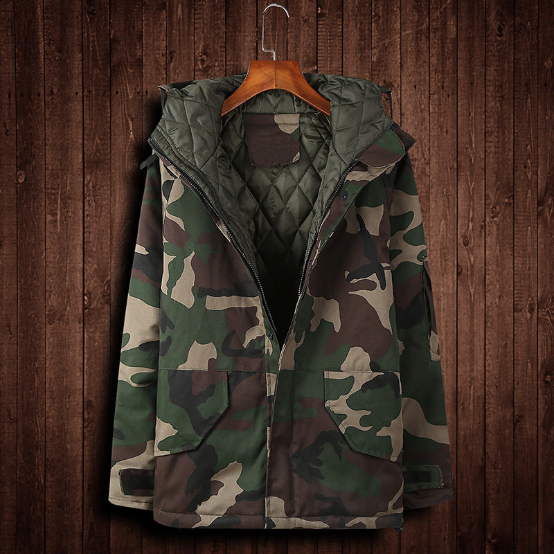 Winter camouflage cotton jacket men Pi-Mart