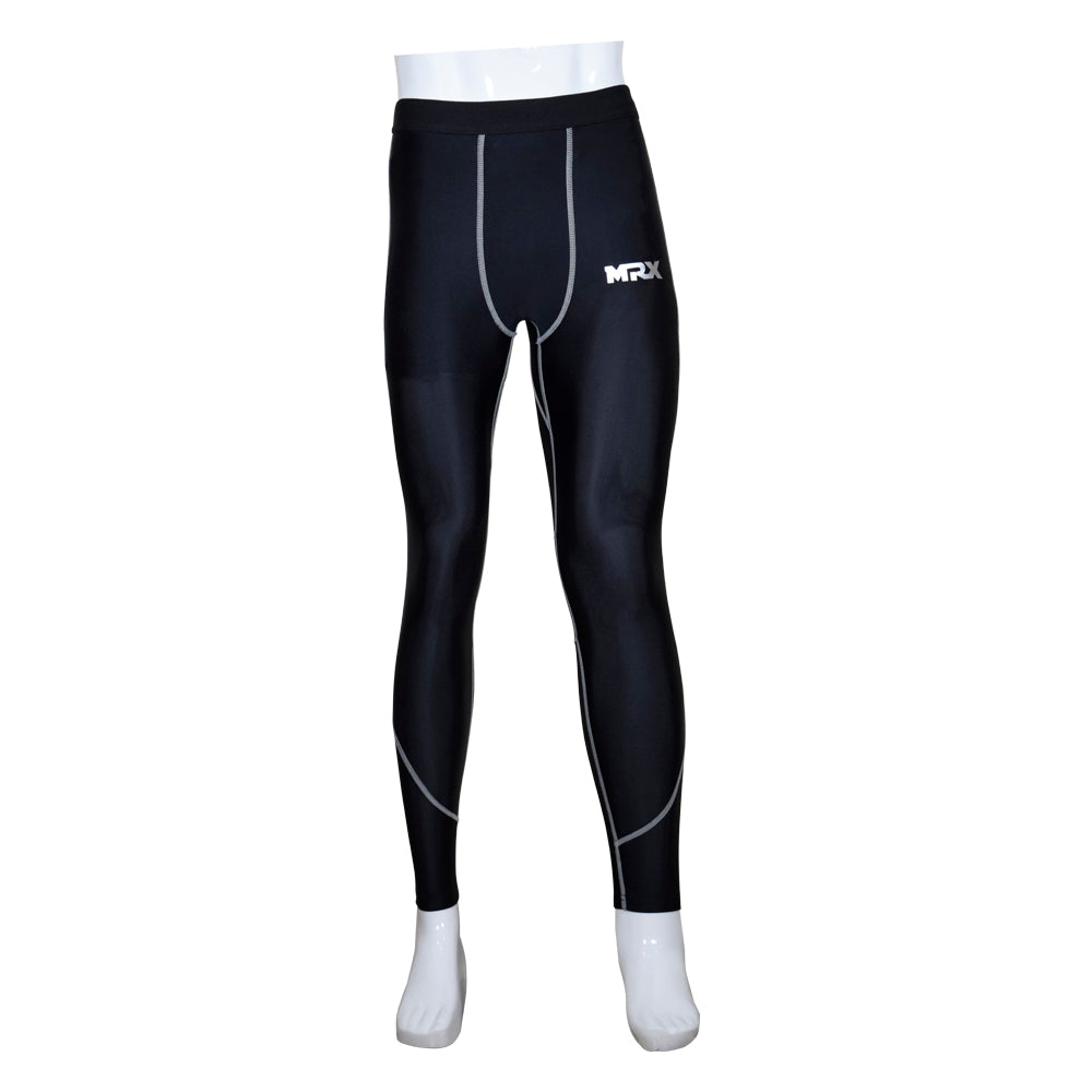 MRX Men's Compression Trouser Pant Base Layer Active Wear Black-Gray - SJB-DIAMOND ELITES
