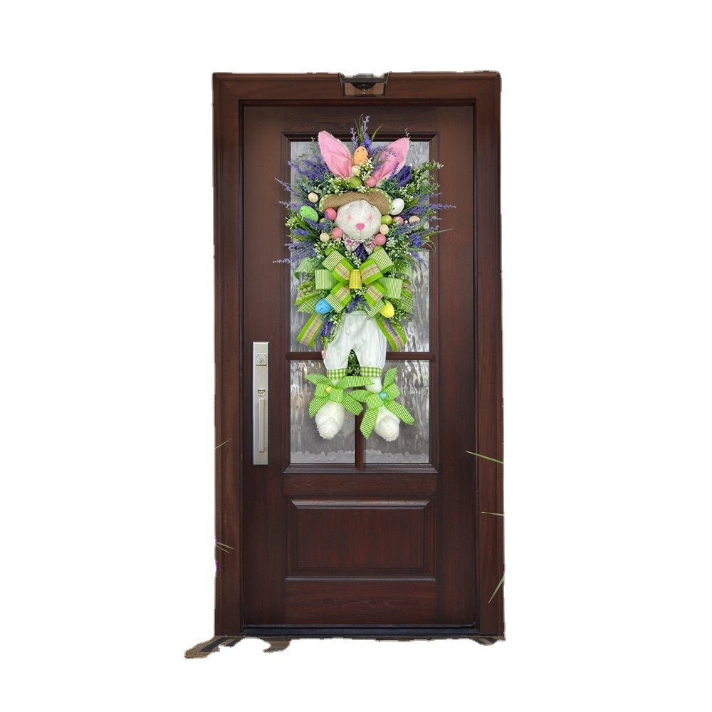 Easter Decoration Wreath Door Hanging Decorations Pi-Mart