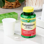 Spring Valley Potassium Caplets Dietary Supplement; 99 mg; 250 Count EasyOptionXY LLC