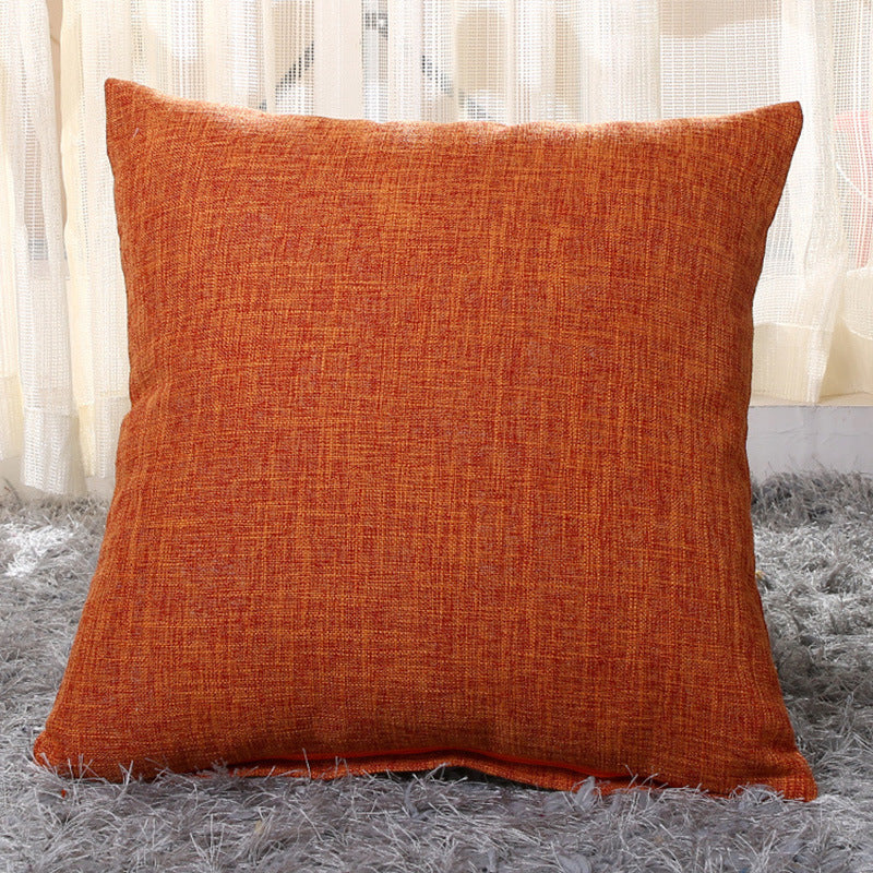 Solid color pillow cushion sofa cushion pillowcase Pi-Mart