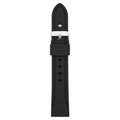 20mm Unisex Adult Black Silicone Replacement Sport Watch Band (FMDBA014)