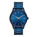 George Men's Watch with Blue Tone Round Case, Blue Sunray Dial and Blue 3 Link Bracelet (FMDOGE053)