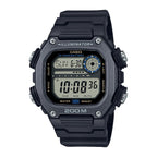 Casio DW291H-1AV Men's Heavy Duty Digital Sport Watch - Black/Silver