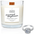 Mermaid Day Dream Candle with Ring Inside (Surprise Jewelry Valued at $15 to $5,000) Ring Size 7