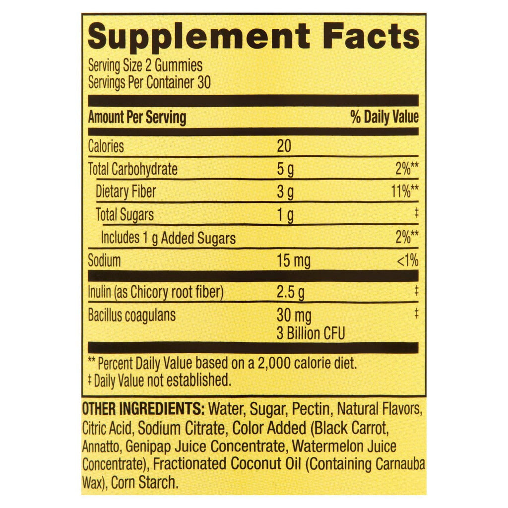 Spring Valley Adult Probiotic + Prebiotic Gummies; 60 Count EasyOptionXY LLC