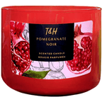 Pomegranate Noir 3 Wick Candle | Natural Soy Wax Candle for Home, 15.8 Oz Large Aromatherapy Candle for Relaxation, Scented Candle for Women and Men, Luxury Candle Gift for Him and Her