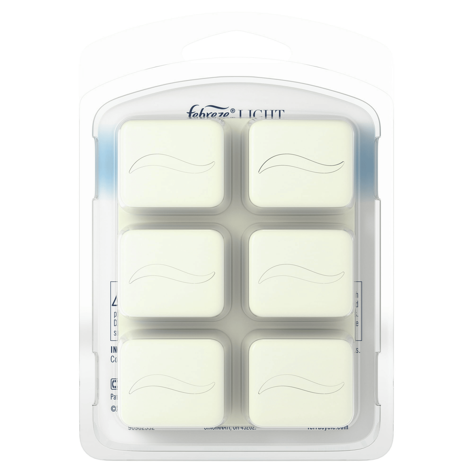 Febreze Light Odor-Eliminating Wax Melts Air Freshener, Lavender Scent, 6 Count