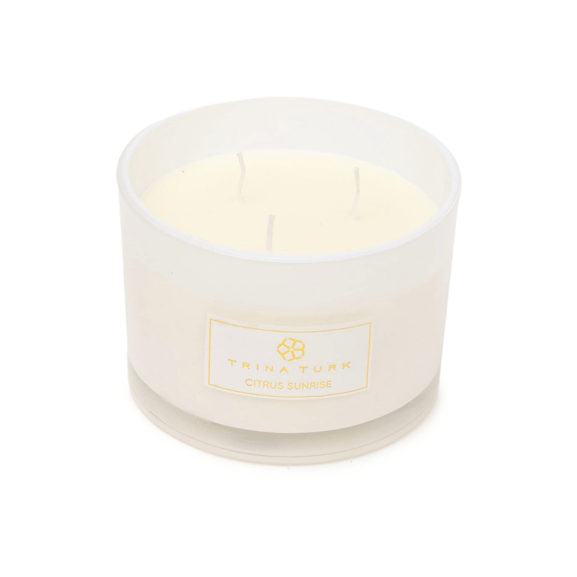 Trina Turk Citrus Sunrise 3 Wick Candle Jar 12.3 Ounces