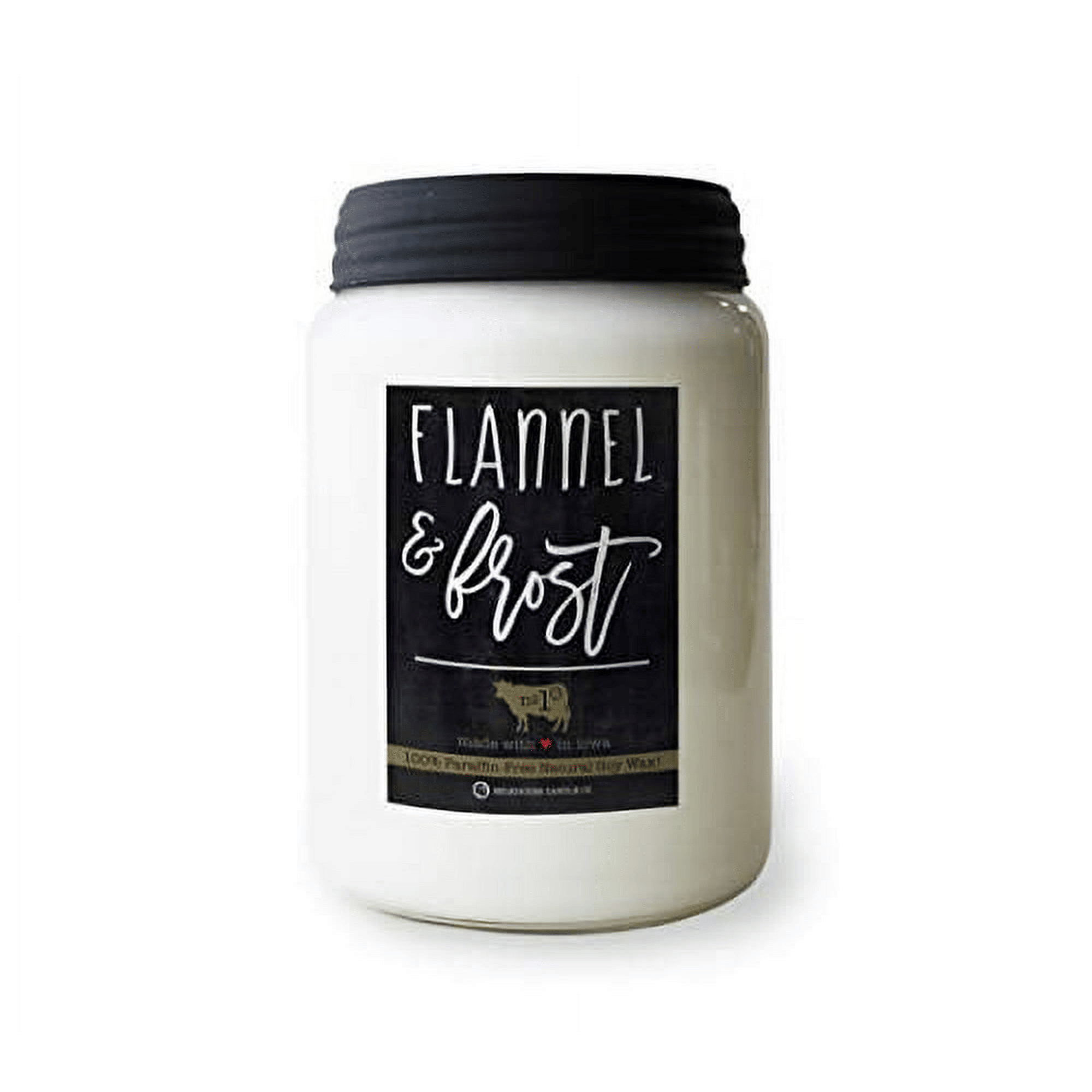 Milkhouse Candle Company, Farmhouse Collection, 26 Ounce Apothecary Jar, Flannel & Frost EasyOptionXY LLC
