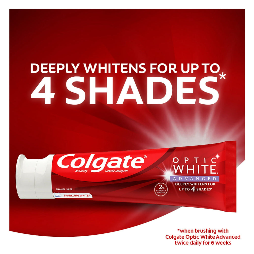 Colgate Optic White Advanced Teeth Whitening Toothpaste; 3.2 oz