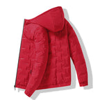 Winter cotton-padded casual coat jacket hooded