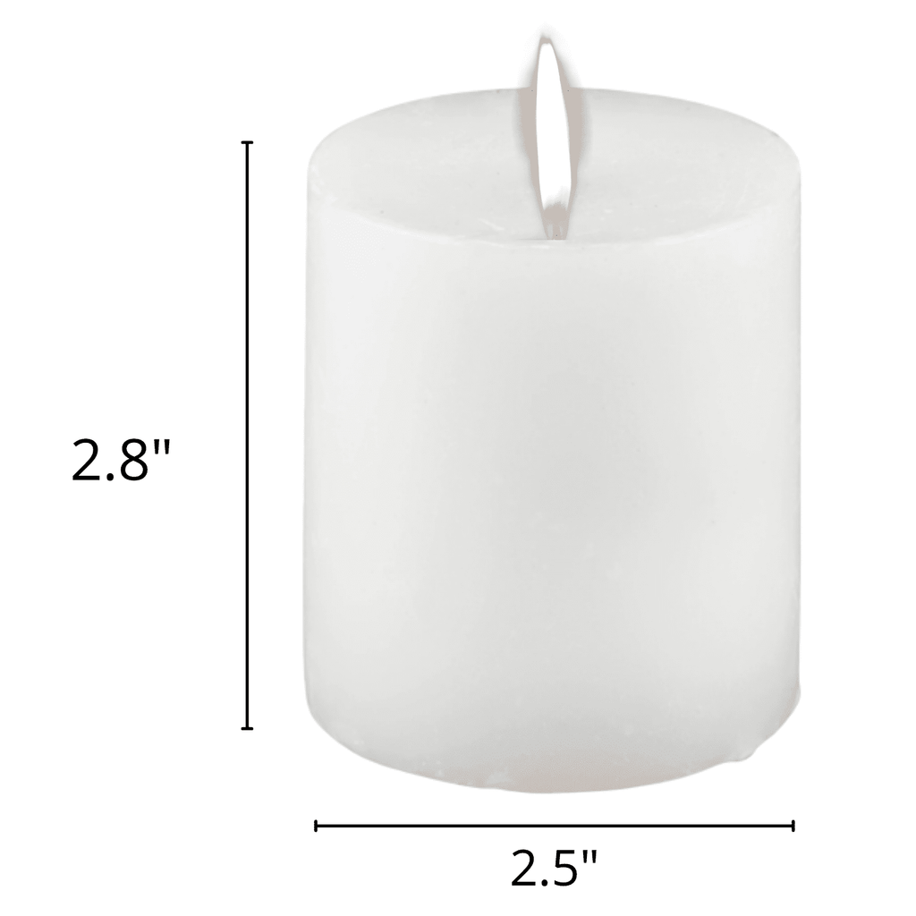 Fresh Linen Scented Pillar Candles - Set of 3 Scented Candles - for Weddings, Home Decoration, Relaxation, Church, Spa EasyOptionXY LLC