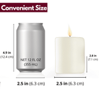 Fresh Linen Scented Pillar Candles - Set of 3 Scented Candles - for Weddings, Home Decoration, Relaxation, Church, Spa EasyOptionXY LLC