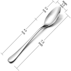 Babyltrl 20 Pcs Stainless Steel Dinner Spoons and Forks Flatware Sets,Food-Grade Soup Spoons & Salad Fork for Home Kitchen Restaurant