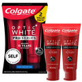 Colgate Optic White Pro Series Whitening Toothpaste; Stain Prevention; 3 oz Tube; 2 Pack