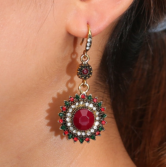 Traditional Ruby Earring Pi-Mart