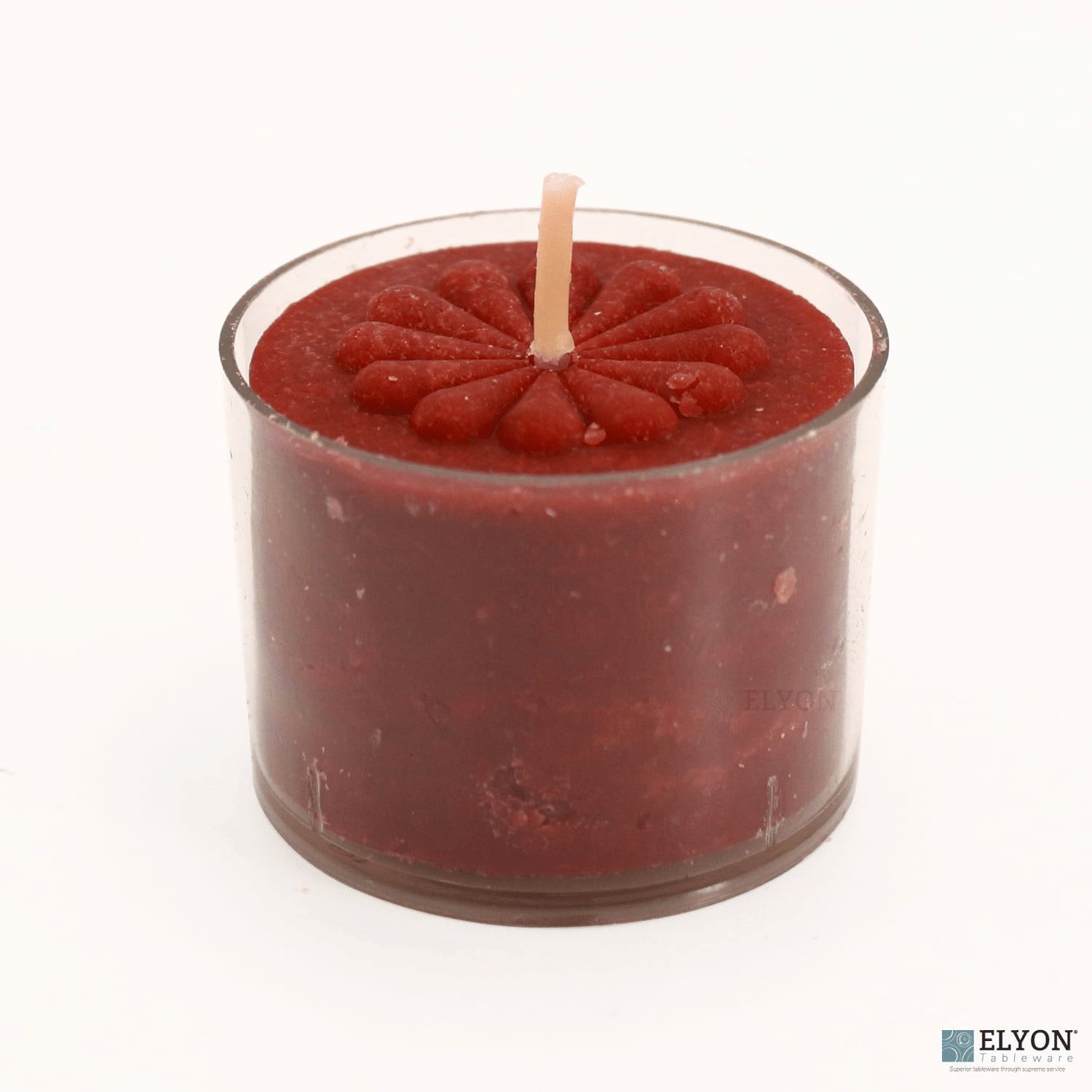 Elyon Tableware? 36 Coffee Scented Brown Colored Wax Deep Tealight Candles in Plastic Holder