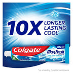 Colgate Max Fresh with Whitening Toothpaste; Cool Mint; 6.3 oz Tube; 3 Pack