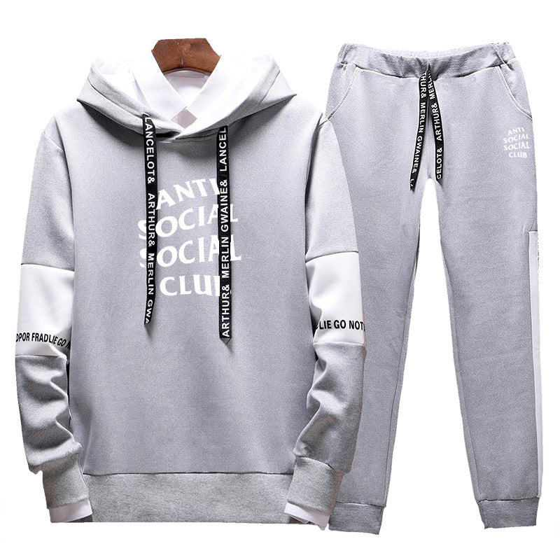 Hooded sweatshirt sports and leisure suit Pi-Mart