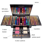 180 Colors Eyes Shadow Blush Set Personalized Piano-shaped Makeup Palette Box Pi-Mart
