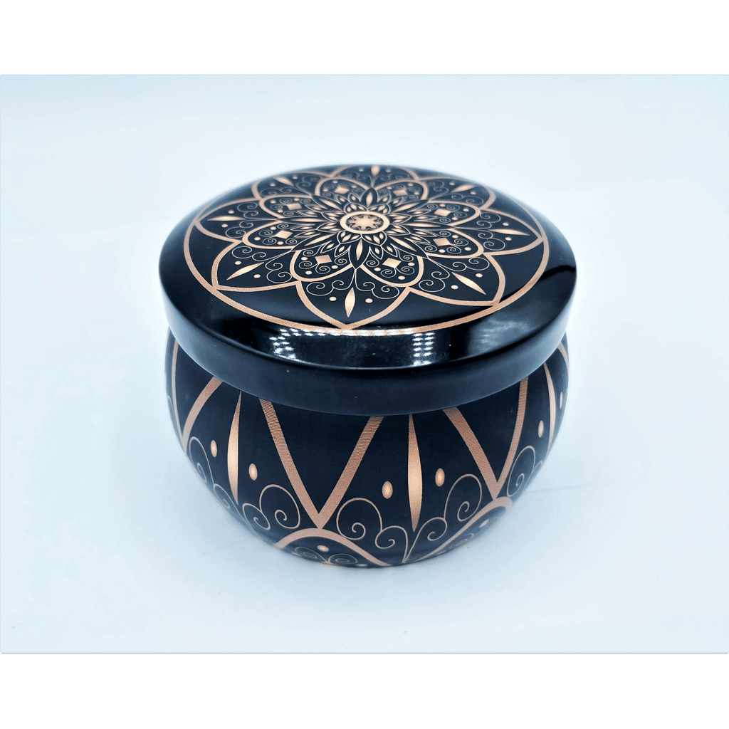 Soy Wax Candle in Tin Jar Bergamot White Tea Handmade in USA Natural and Safe by Relaxcation 6 oz