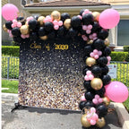 125 pcs Black Pink Balloon Garland Kit as Backdrop For Birthday Baby Bridal Shower Party Decorations Bridal Showers Office Party Girl Party Luxury Ballons Decoration Stevvex