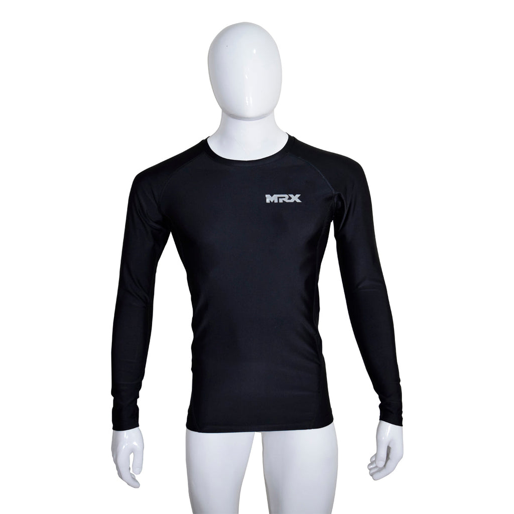 MRX Men's Compression Shirts Athletic Gym Workout Rash Guard Base Layer Short & Long Sleeve Top - SJB-DIAMOND ELITES