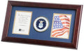 Flags Connections U.S. Air Force Medallion 4-Inch by 6-Inch Double Picture Frame The Military Gift Store