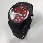 Casio Men's 10-Year Battery Sport Watch, Black/Red MW600F-4AV EasyOptionXY LLC