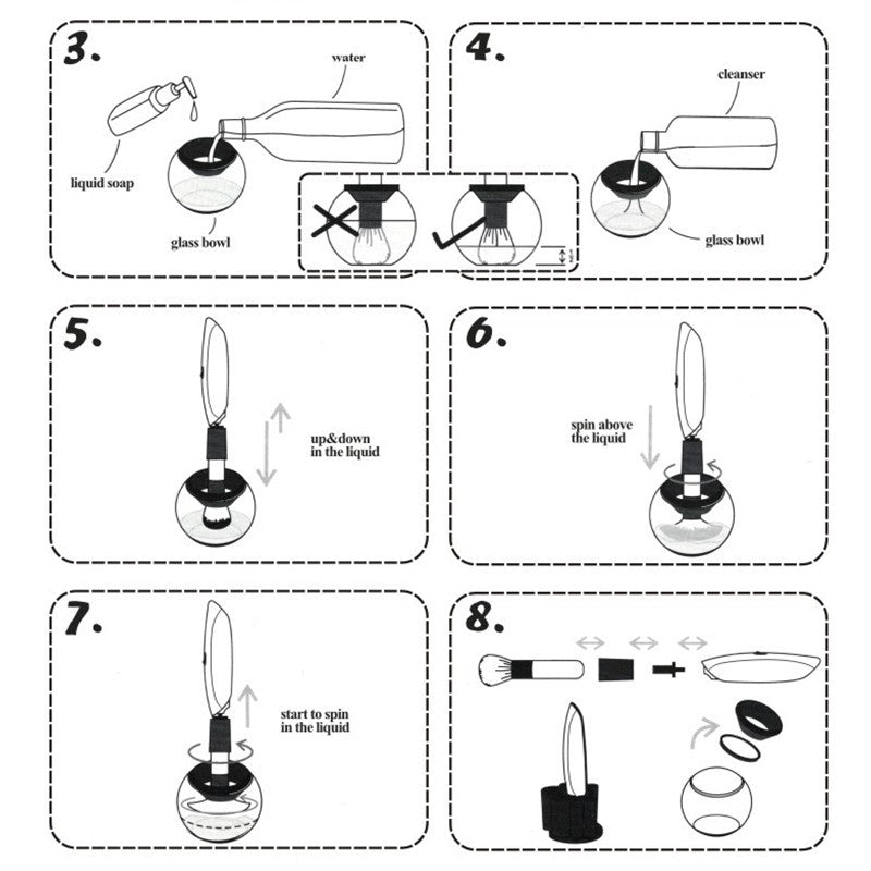 Electric Makeup Brush Cleaner Set Pi-Mart