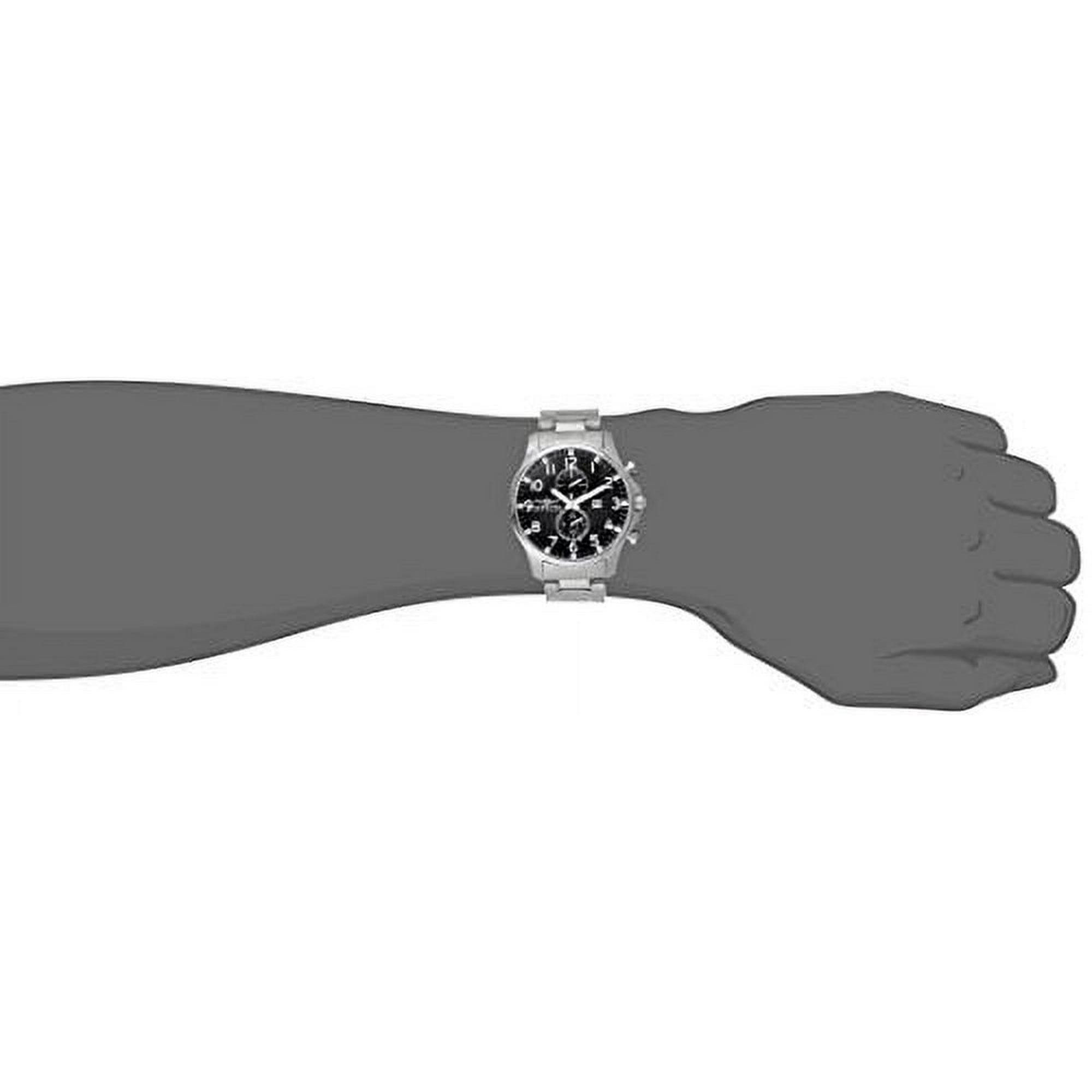 Invicta II Multifunction Black Dial Stainless Steel Men's Watch 0379 EasyOptionXY LLC