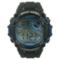 George Mens Digital Sport Wristwatch Plastic Strap EasyOptionXY LLC