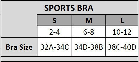 Camo Activewear Sports Bra THRIXINE