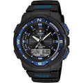 Casio Men's Classic Twin Sensor Thermometer Compass Black with Blue Watch SGW500H-2BV EasyOptionXY LLC