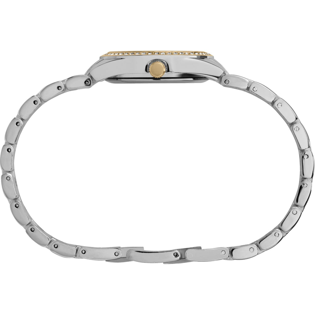 Viewpoint by Timex Women's 30mm Mother-of-Pearl Dial Watch ¨C Two-Tone Stainless Steel Bracelet Watch EasyOptionXY LLC