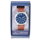 George Adult Male Analog Watch with Silver Dial in Brown Strap and (42032Wmm) EasyOptionXY LLC