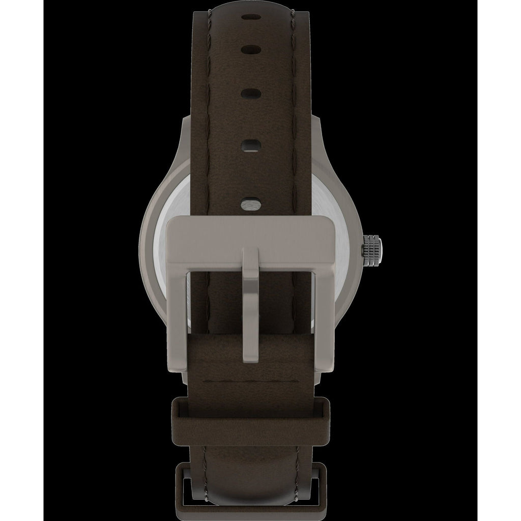 Timex Mens Expedition Metal Field Watch, Brown Leather Strap EasyOptionXY LLC