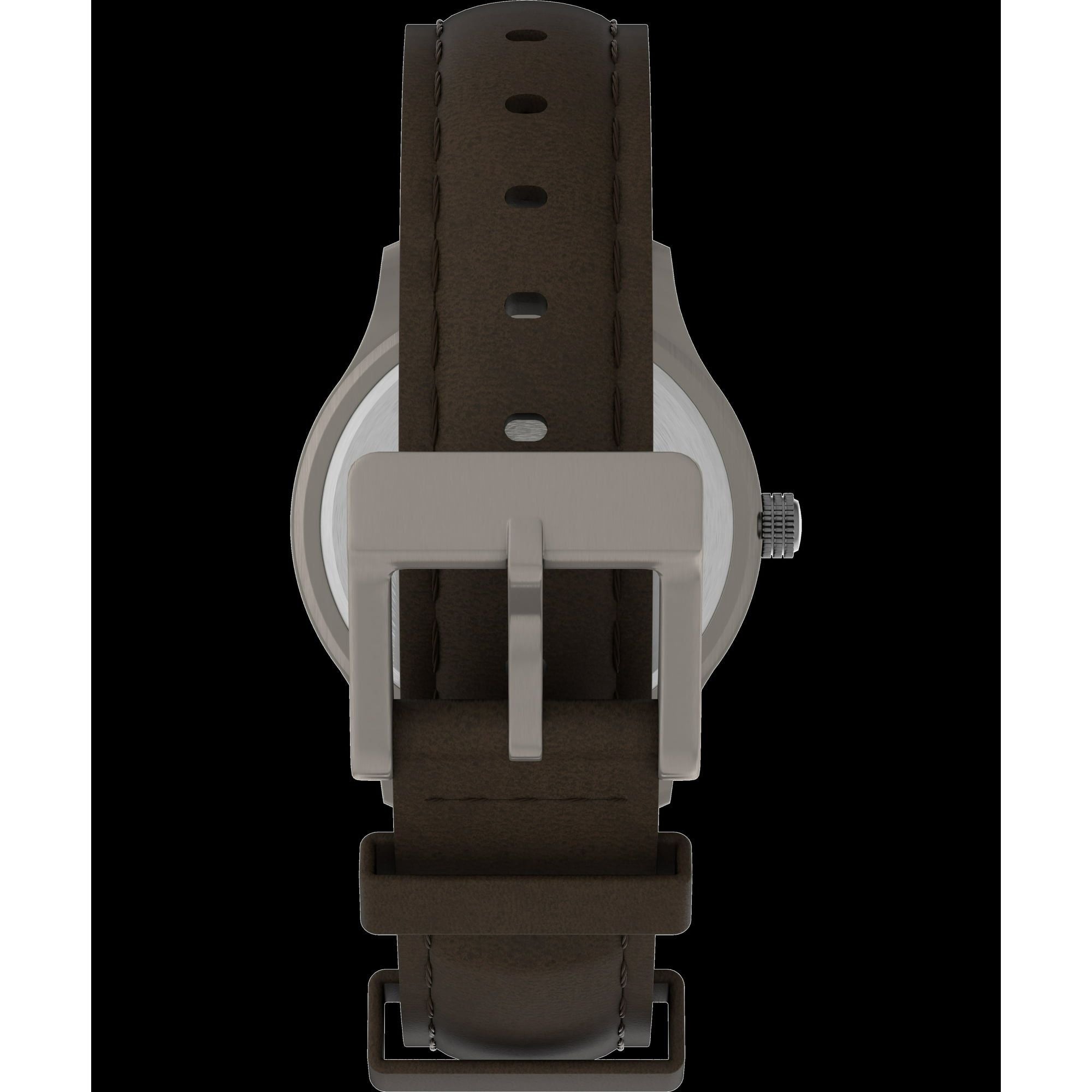 Timex Mens Expedition Metal Field Watch, Brown Leather Strap EasyOptionXY LLC