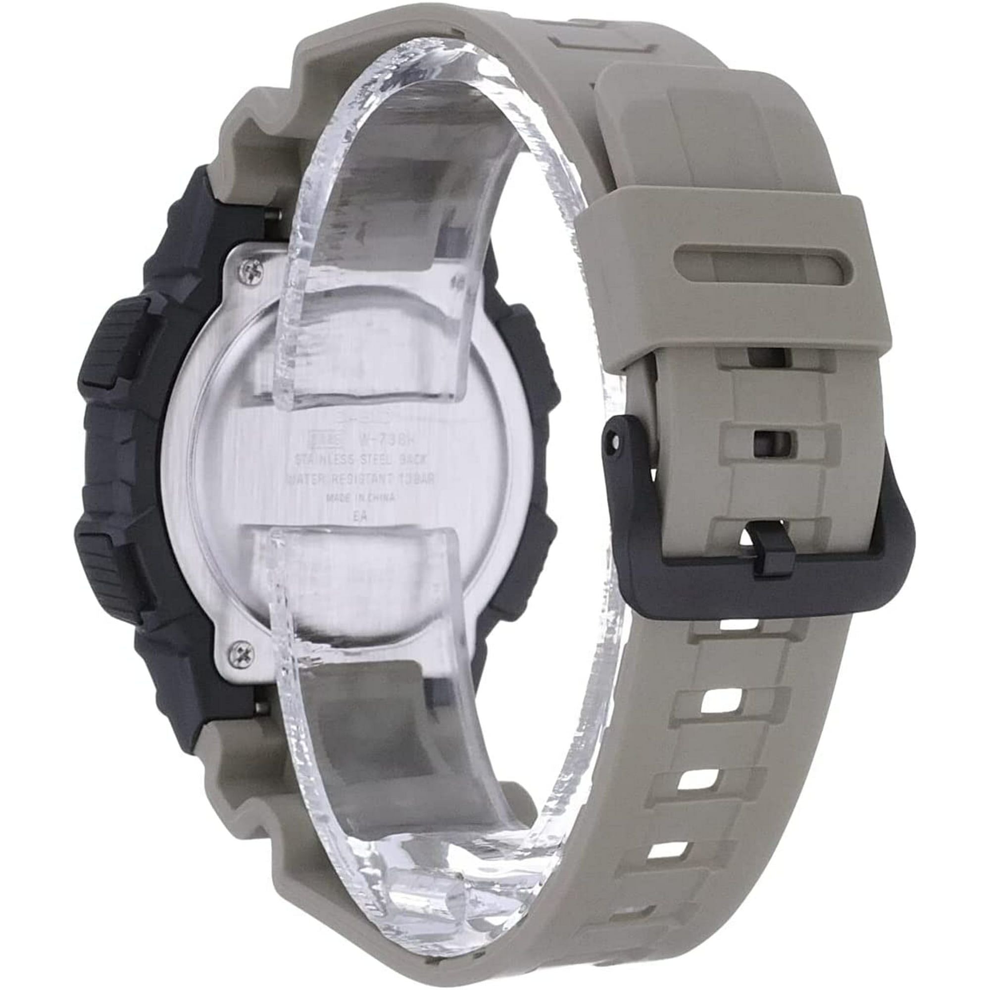 Casio Men's Sport Digital Watch with Vibration, Tan W736H-5AV EasyOptionXY LLC