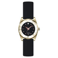 Time and Tru Women's Adult Gold Tone Cushion Case Watch with Faceted Bezel