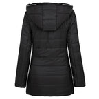 Hooded long-sleeved warm and velvet cotton jacket Pi-Mart