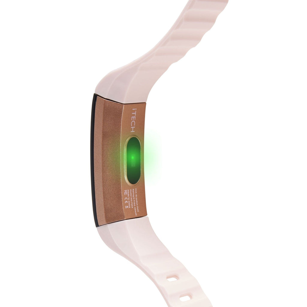 Itech Sport Unisex Adult Smartwatch Tracker with Interchangeable Strap, Blush Camo/White EasyOptionXY LLC
