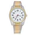 George Adult Male Analog Watch in Two-Tone with White Dial (WMM2000WM1) EasyOptionXY LLC