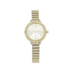 Time and Tru Women's Two Tone Round Bracelet Watch with Fluted Bezel EasyOptionXY LLC