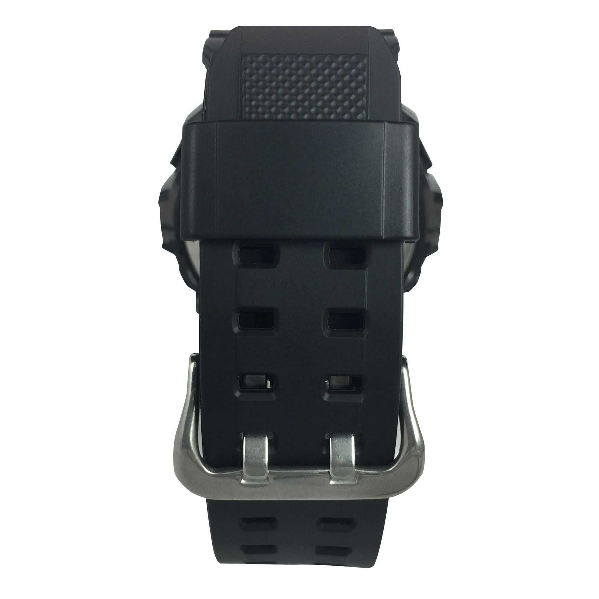 George Mens Solar Digital Wristwatch, Plastic Band EasyOptionXY LLC