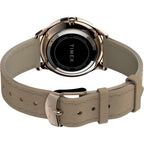 Timex Women's Modern Easy Reader Beige/Rose Gold 32mm Casual Watch, Leather Strap EasyOptionXY LLC