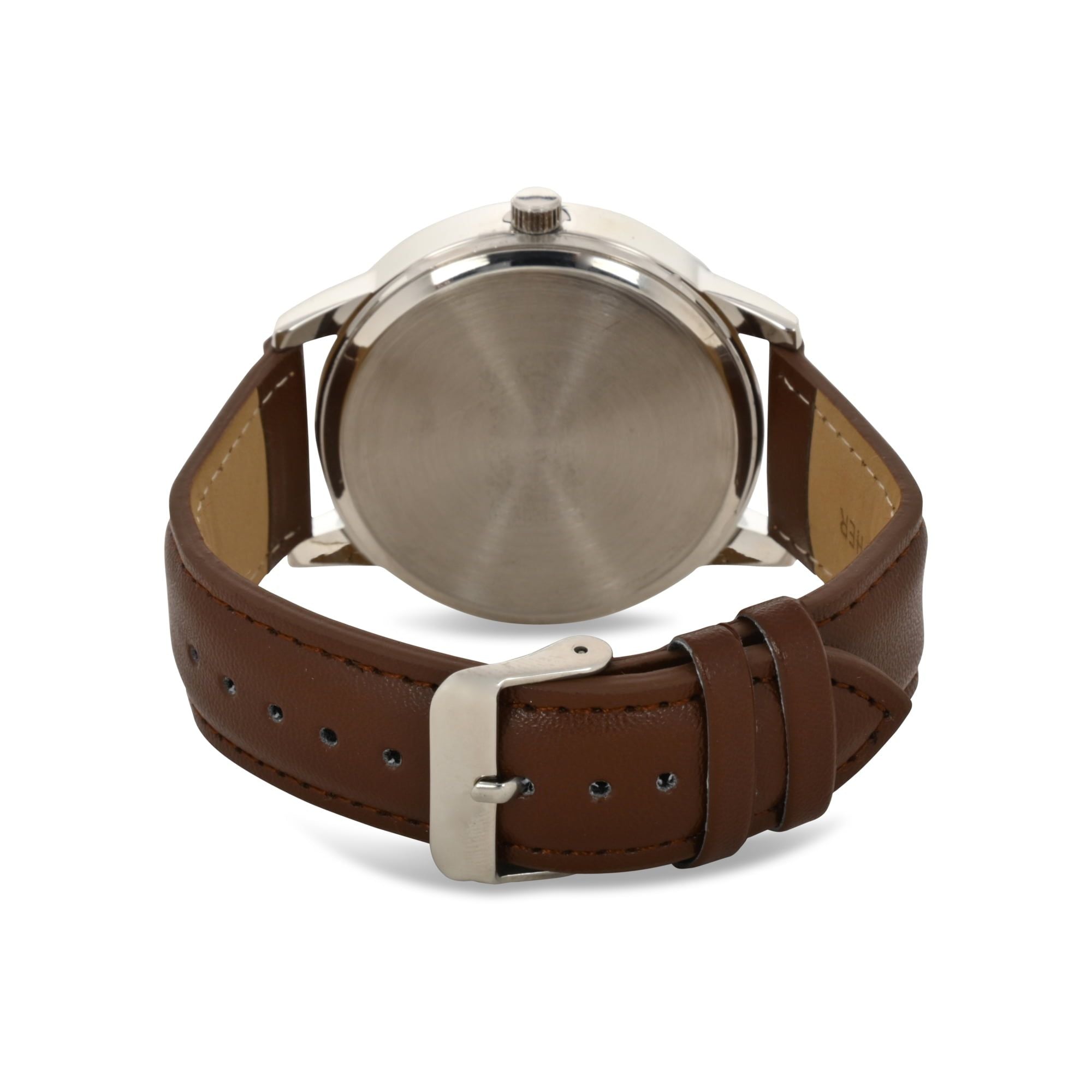 U.S. Polo Assn. Adult Male Analog Classic with Blue Dial and Brown Strap (USC50587WM) EasyOptionXY LLC